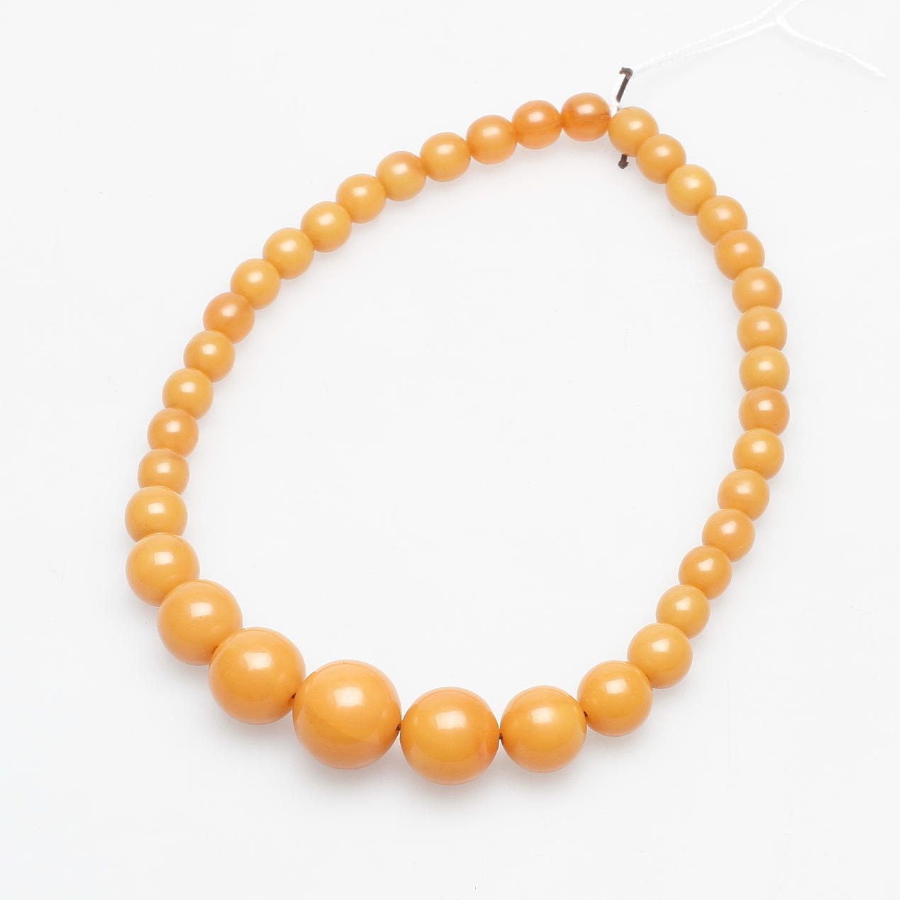 COLLIER, bärnstens imitation, 1900/2000-tal.