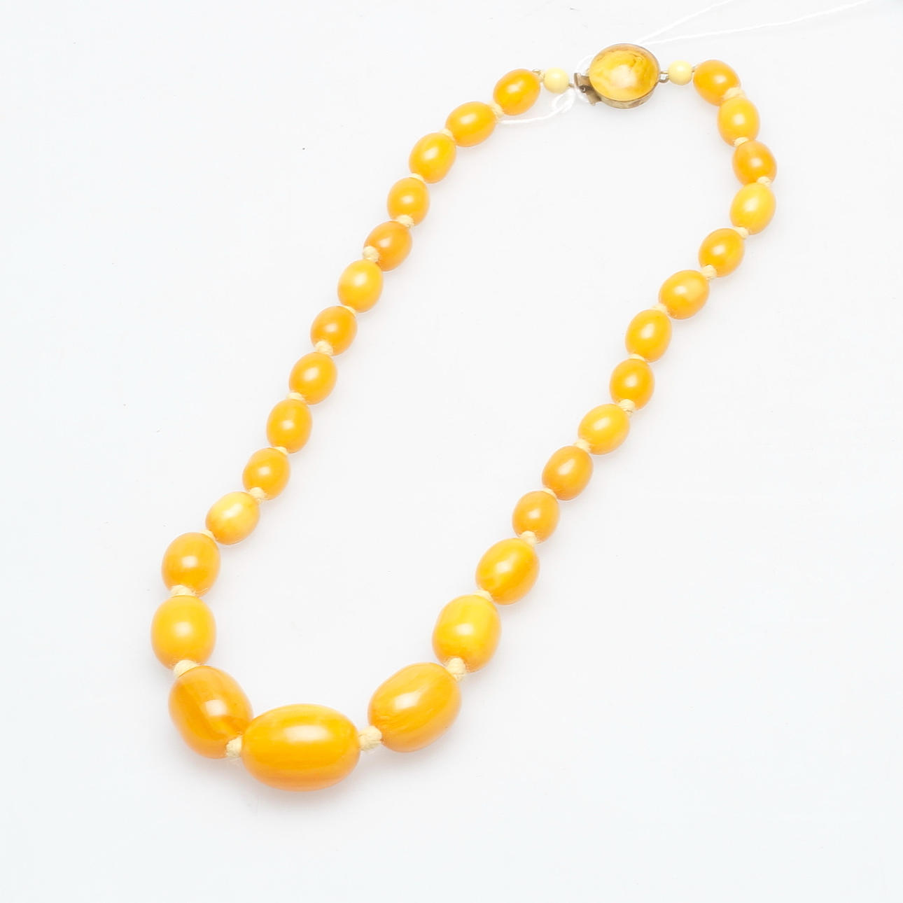 COLLIER, bärnstens imitation, 1900/2000-tal.