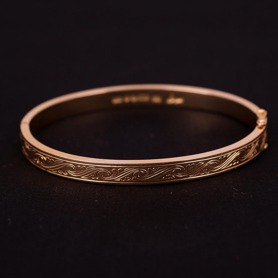 ARMBAND guld, 18K, stelt. Stigbert, 12,8 gram.