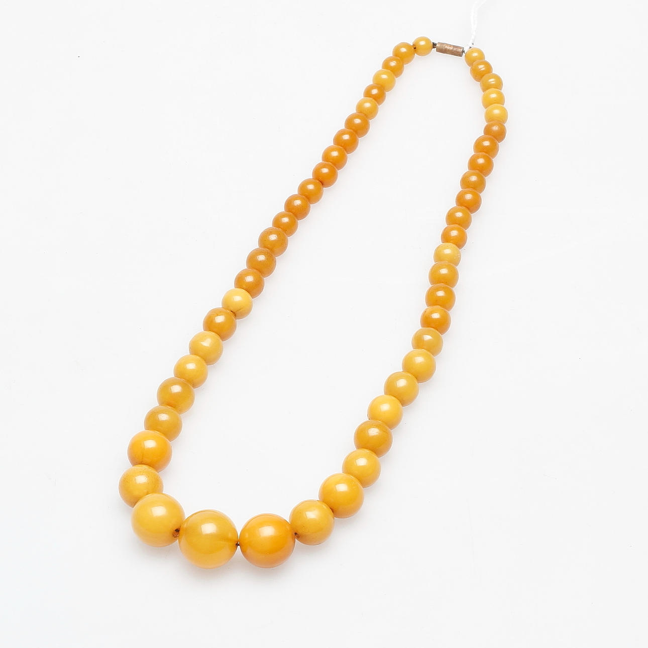 COLLIER, bärnstens imitation, 1900/2000-tal.