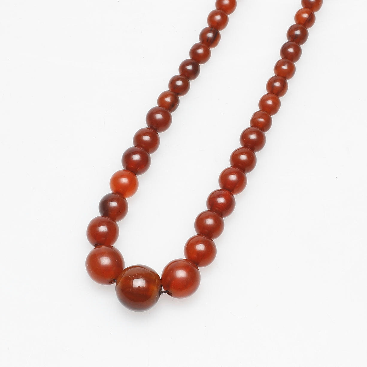 COLLIER, bärnstens imitation, 1900/2000-tal.