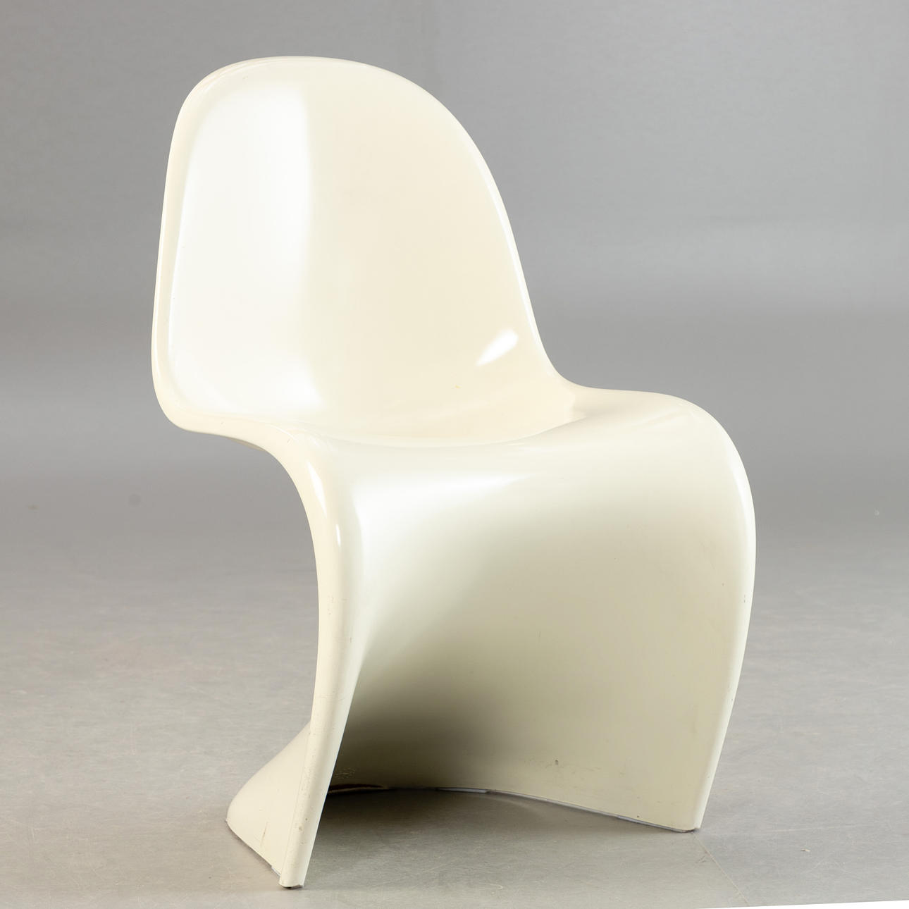 VERNER PANTON. 'Panton Chair', white.