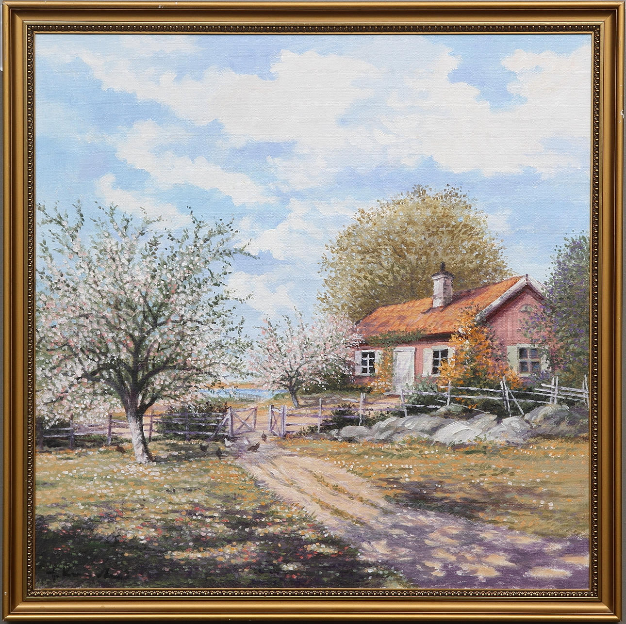 ALEXANDER KUNICKI. Olja på duk, signerad.