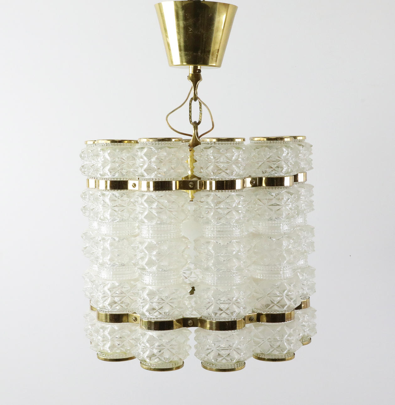 CEILING LAMP, Tyringe Konsthantverk, 1970s.