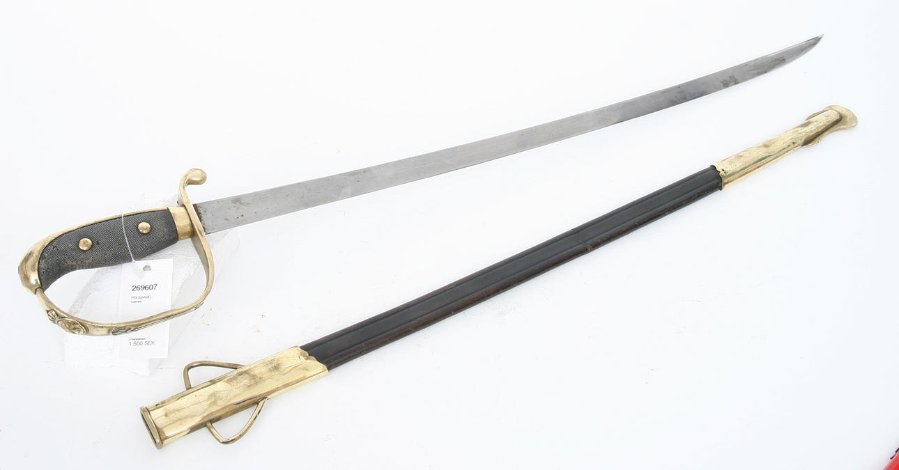 (461) POLISSABEL, svensk.