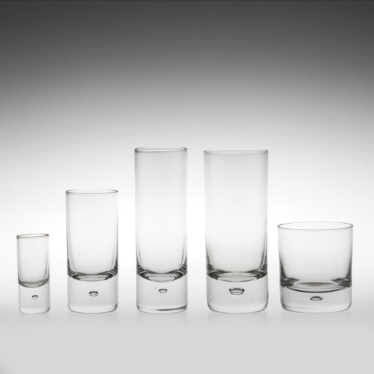 GLASSERVIS, 61 delar, "Pippi", Walter Hickman, Kosta.