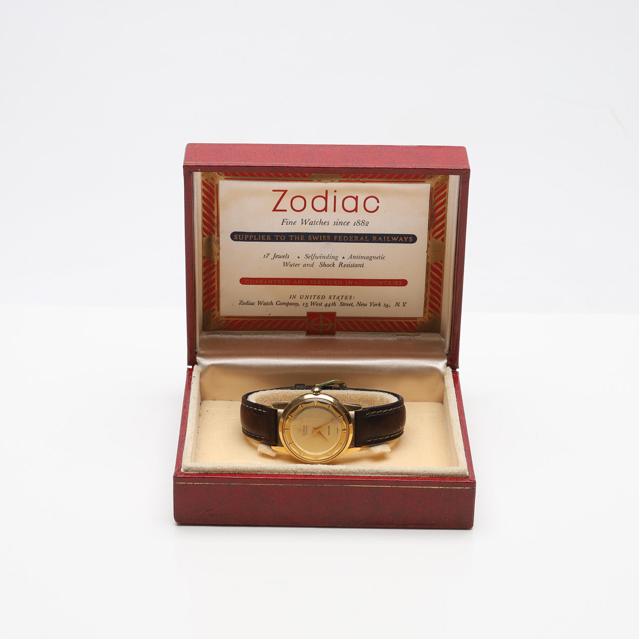 ARMBANDSUR, 18K guld, Zodiac Glorious Automatic.