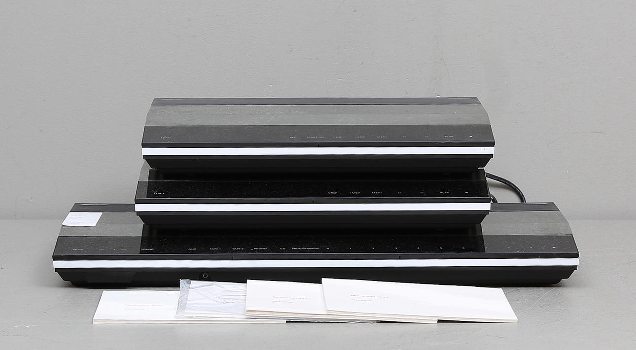 BEOSYSTEM 4500, 3 delar, Bang & Olufsen, Danmark.