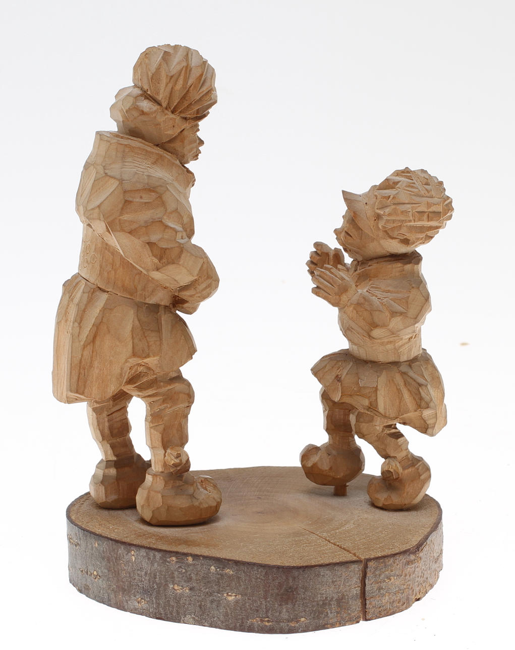 ÅKE SUNDQVIST. Hemkomsten, trä, signerad och daterad 1944.