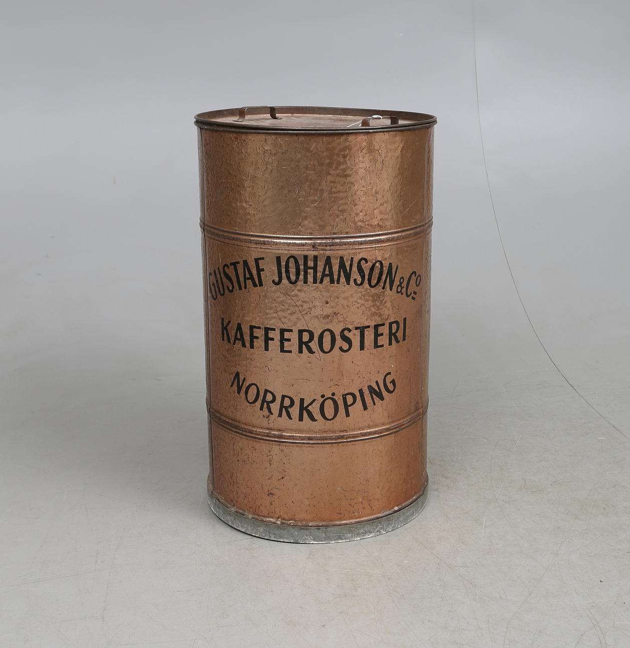 KAFFETUNNA, plåt, Gustaf Johanson & Co Kafferosteri Norrköping.