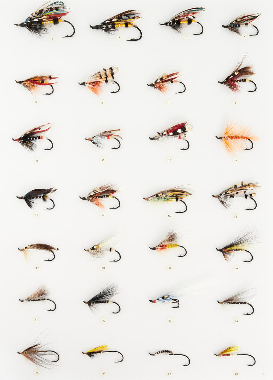 FLUGOR, 98 st, torrflugor, laxflugor mm.