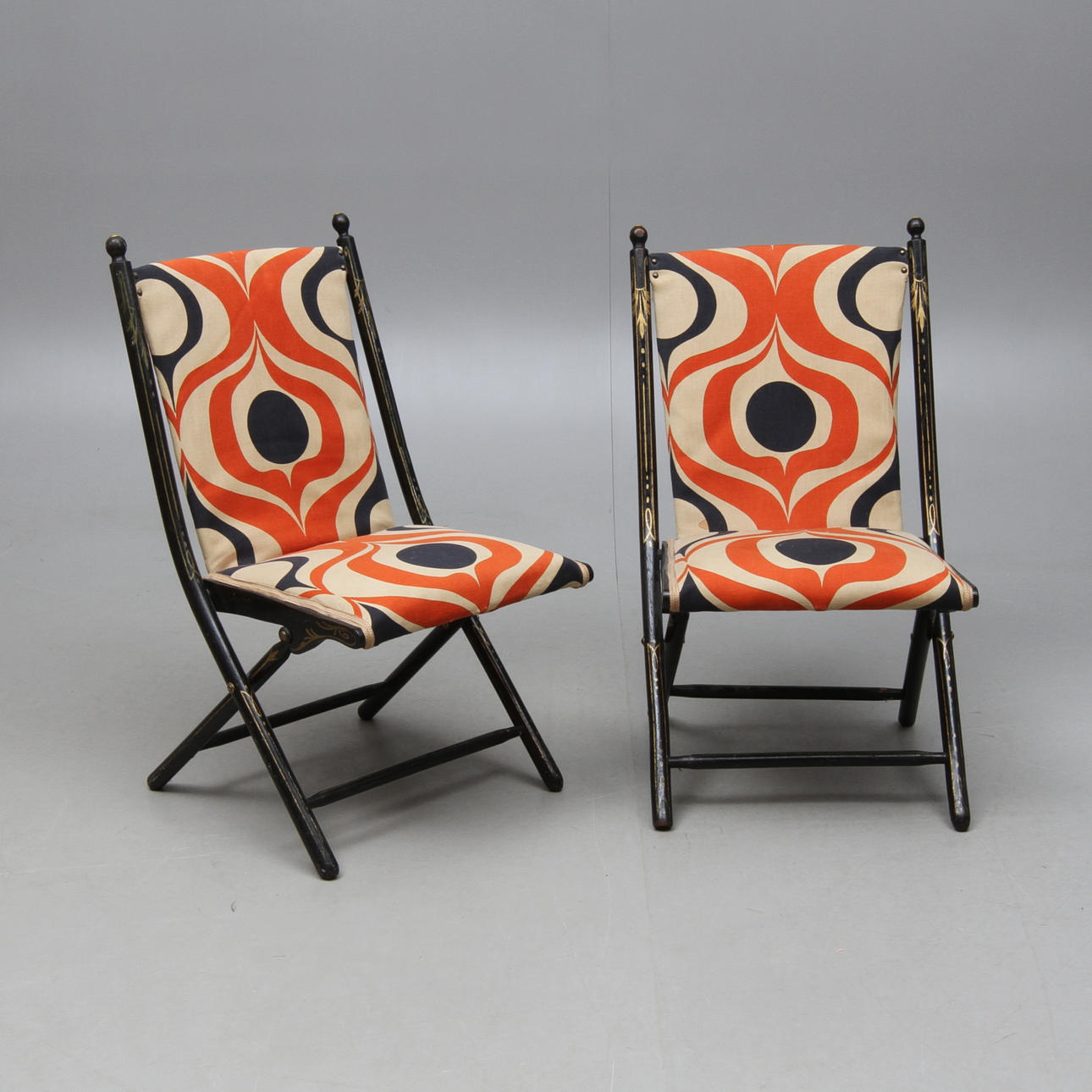 KLAFFSTOLAR 1 par, 1800-talets slut.