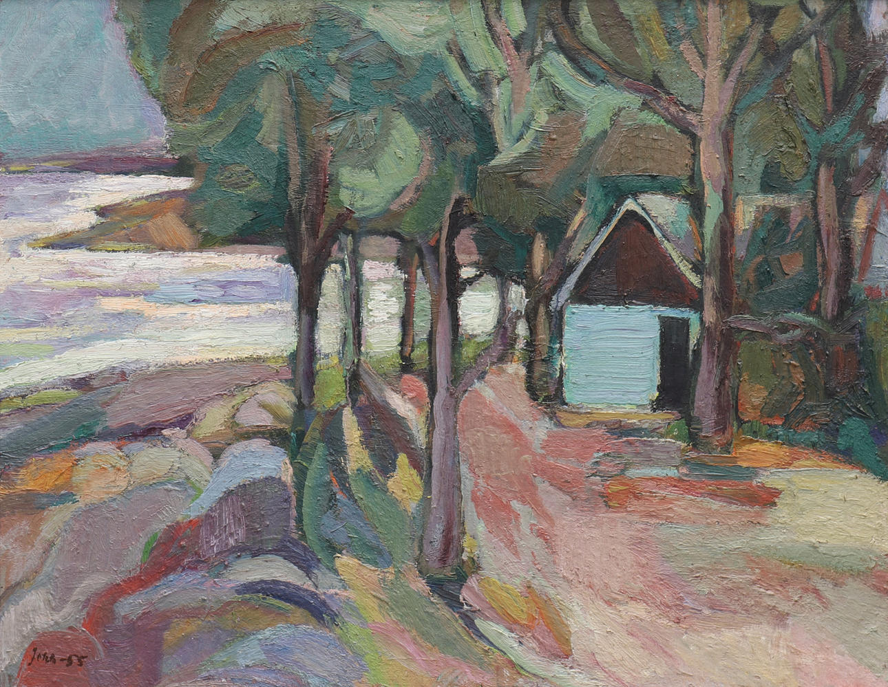 GUNNAR JONN. "MAISEMA LAIVAN KIVELLÄ".