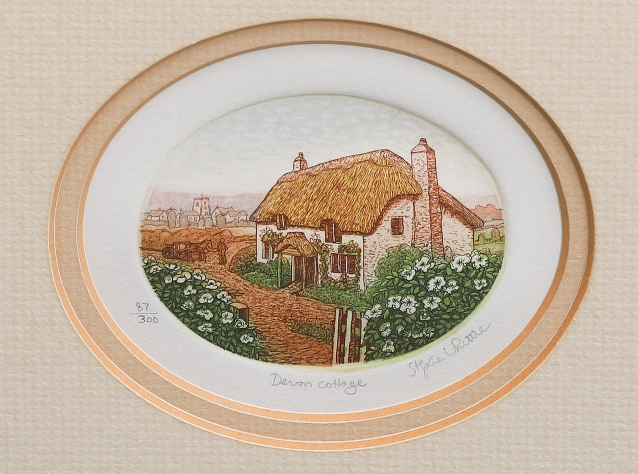 STEPHEN WHITTLE (BRITISH, B.1953). DEVON COTTAGE.