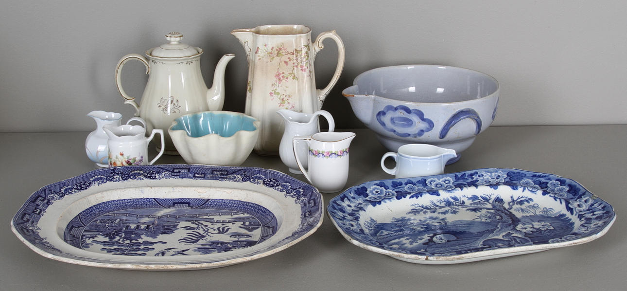 KERAMIK, 11 delar, bl.a. Rörstand, Ekeby, Gustavsberg.