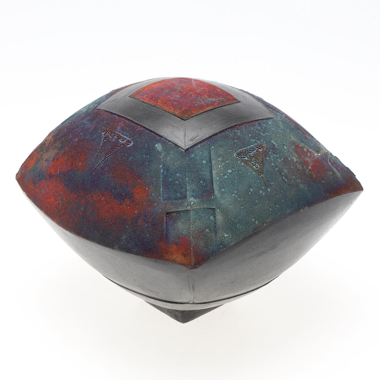 STEEN KEPP. Urn/casket, stoneware, signed.