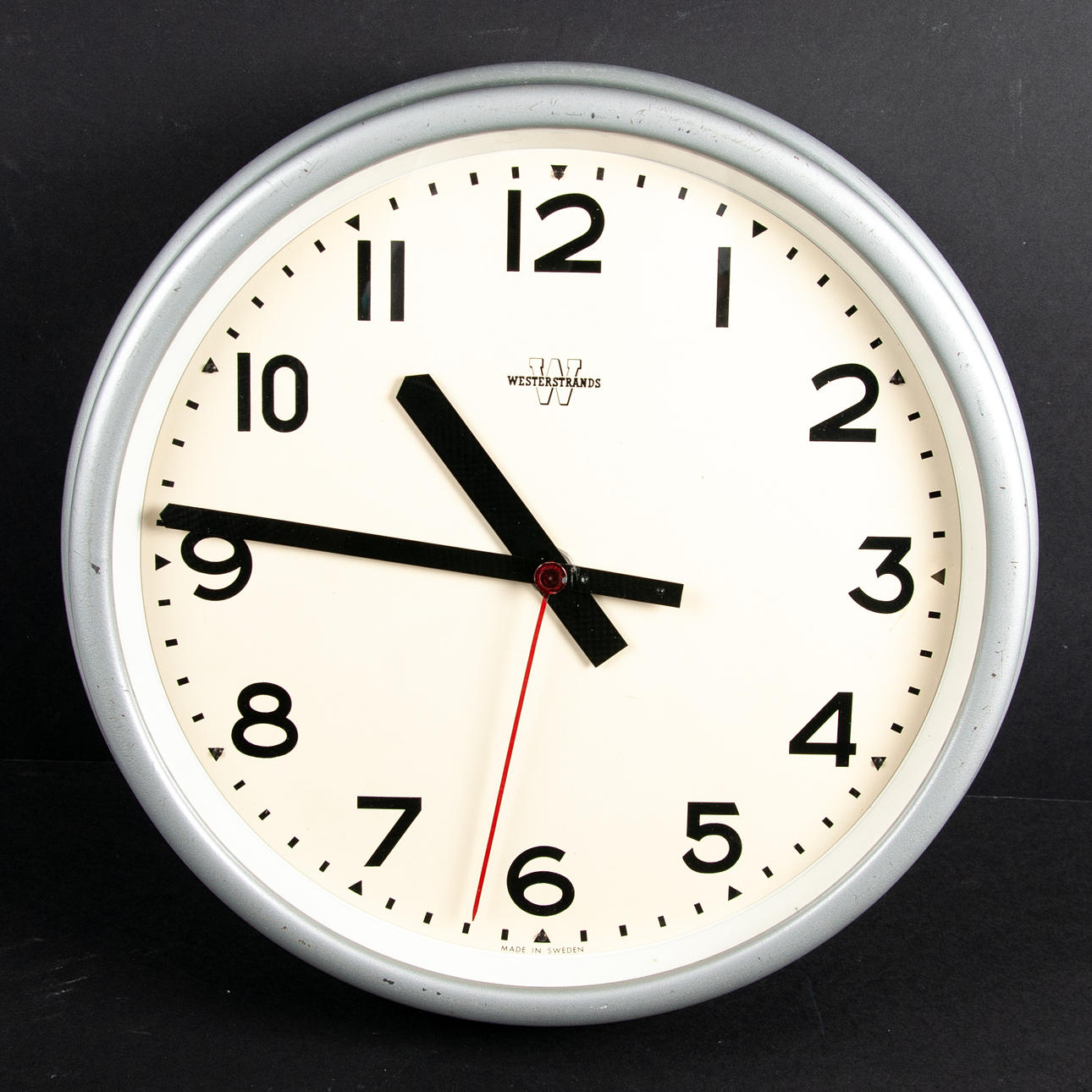 INDUSTRIAL CLOCK, Westerstrand, 1900s.