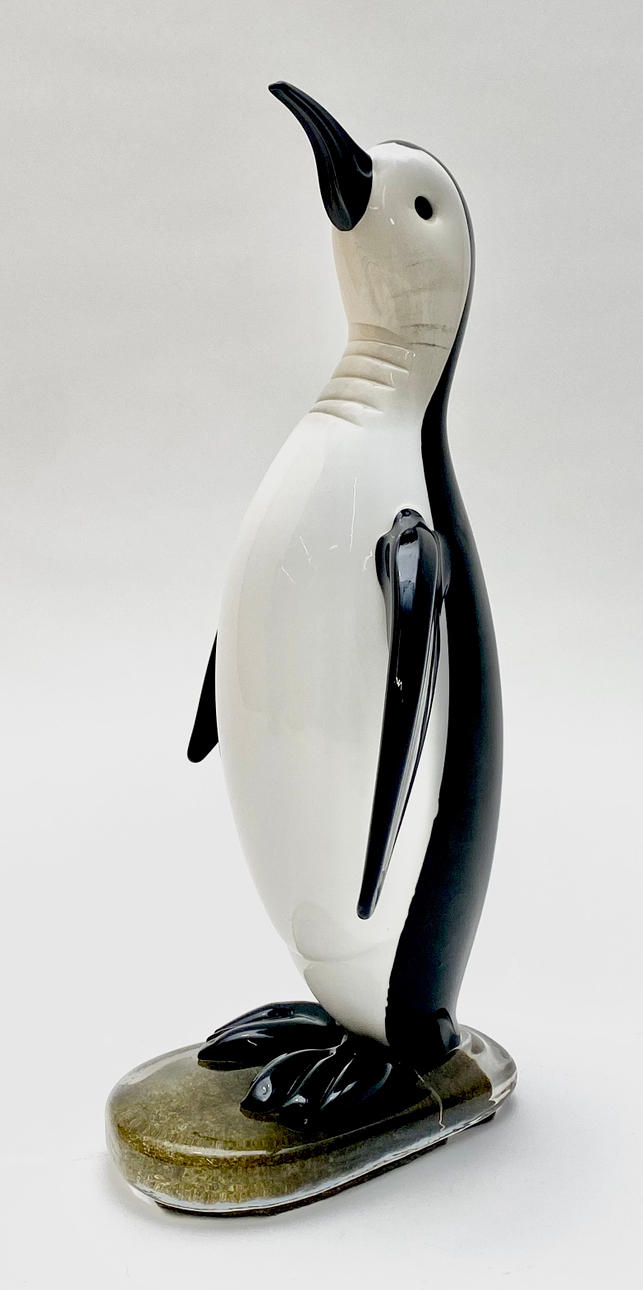 PINGVIN FIGUR I GLAS.