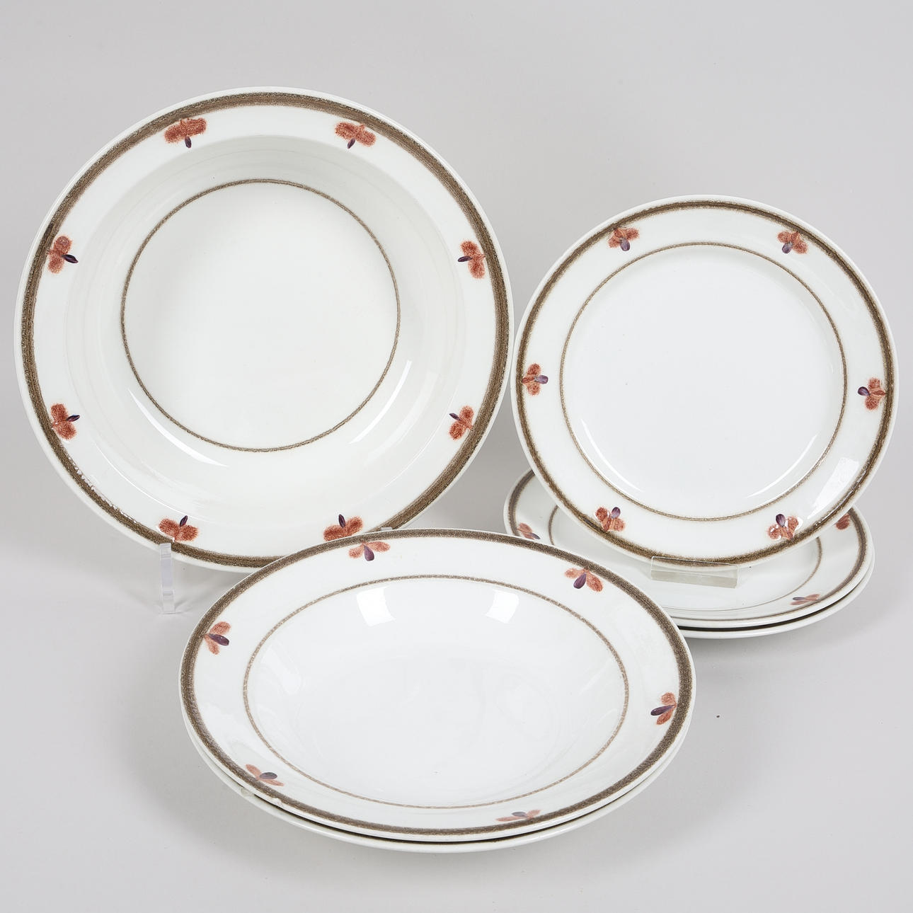 SERVICEDELE, 6 dele. "Sarek", Rörstrand.