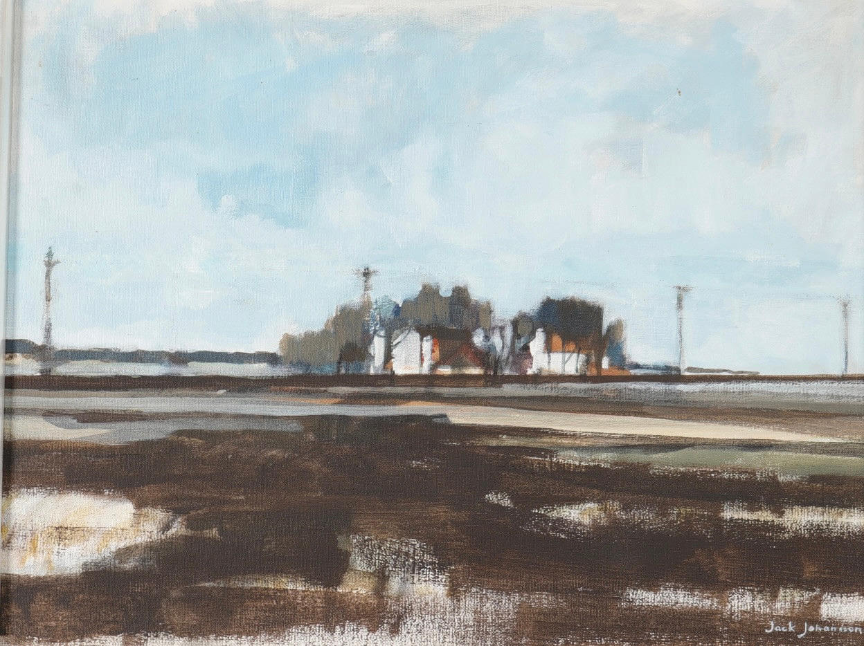 JACK JOHANSSON. Oil on canvas.