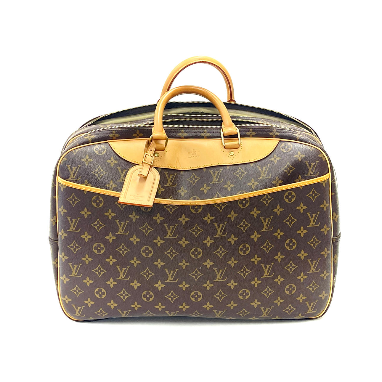 VINTAGE LOUIS VUITTON ALIZE 45 MONOGRAMM REISETASCHE.