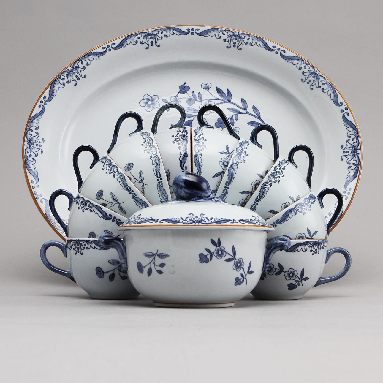 SERVIS, 43 delar, "Ostindia", Rörstrand.