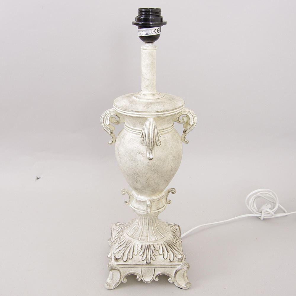 BORDSLAMPA, konstmassa, rokokostil, 1900/2000-tal.