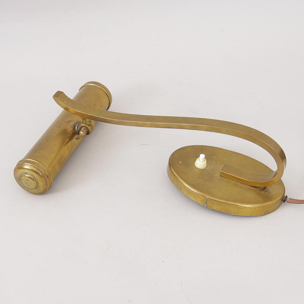 PIANOLAMPA, mässing.