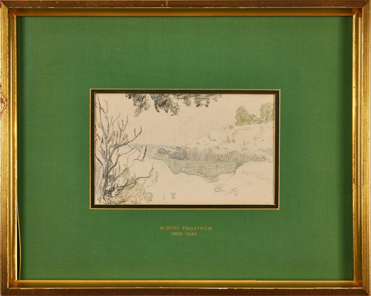 ALBERT ENGSTRÖM. "Grisslehamn, badviken".