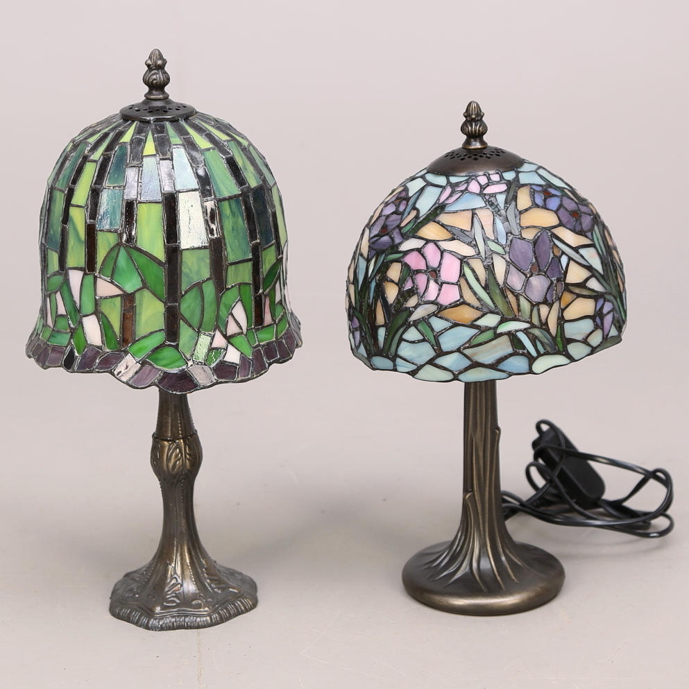 BORDSARMATUR, 2 st, Tiffanystil, 1900-talets senare del.