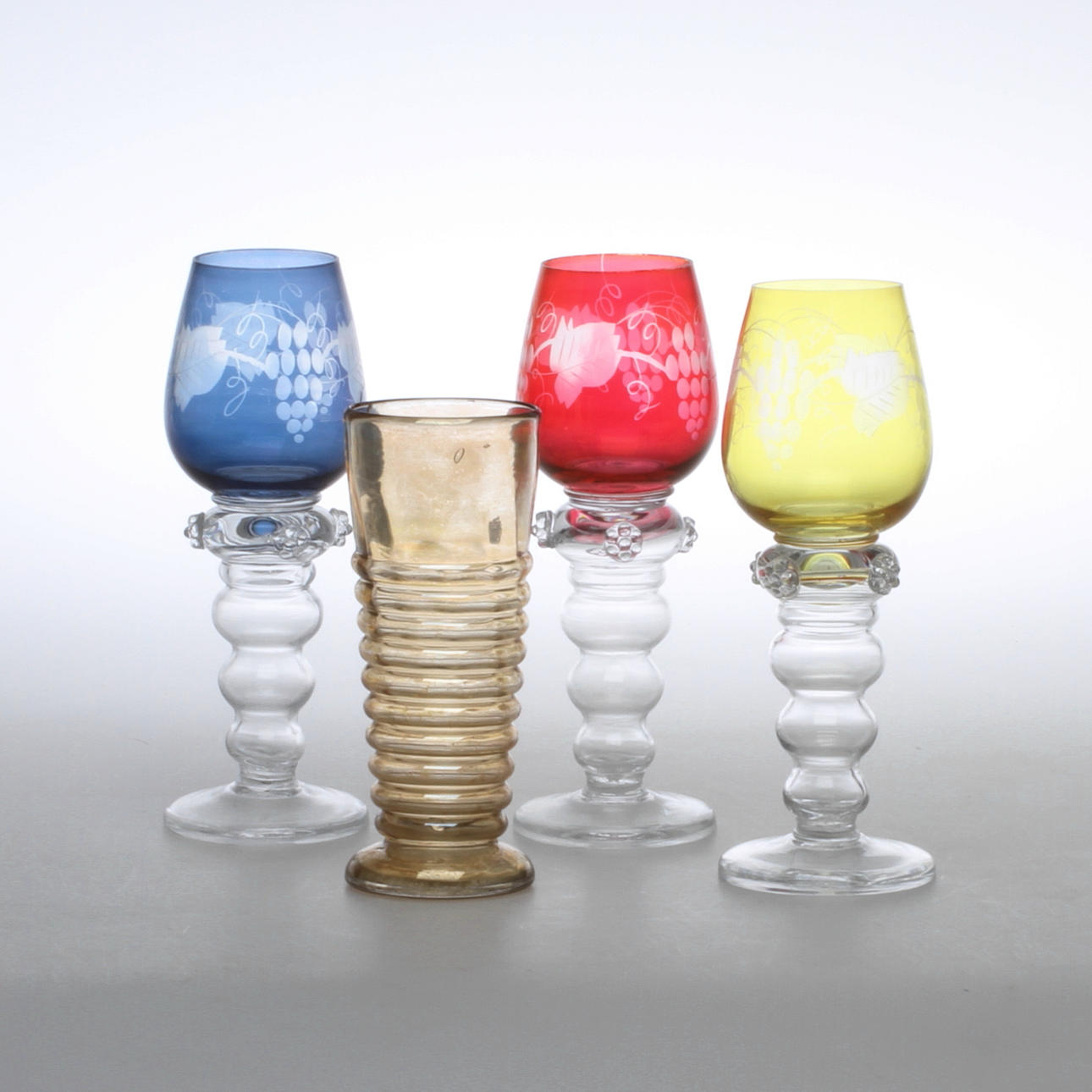 REMMARE, 6 st, DRICKSGLAS, 6 st, glas, 1900-tal.