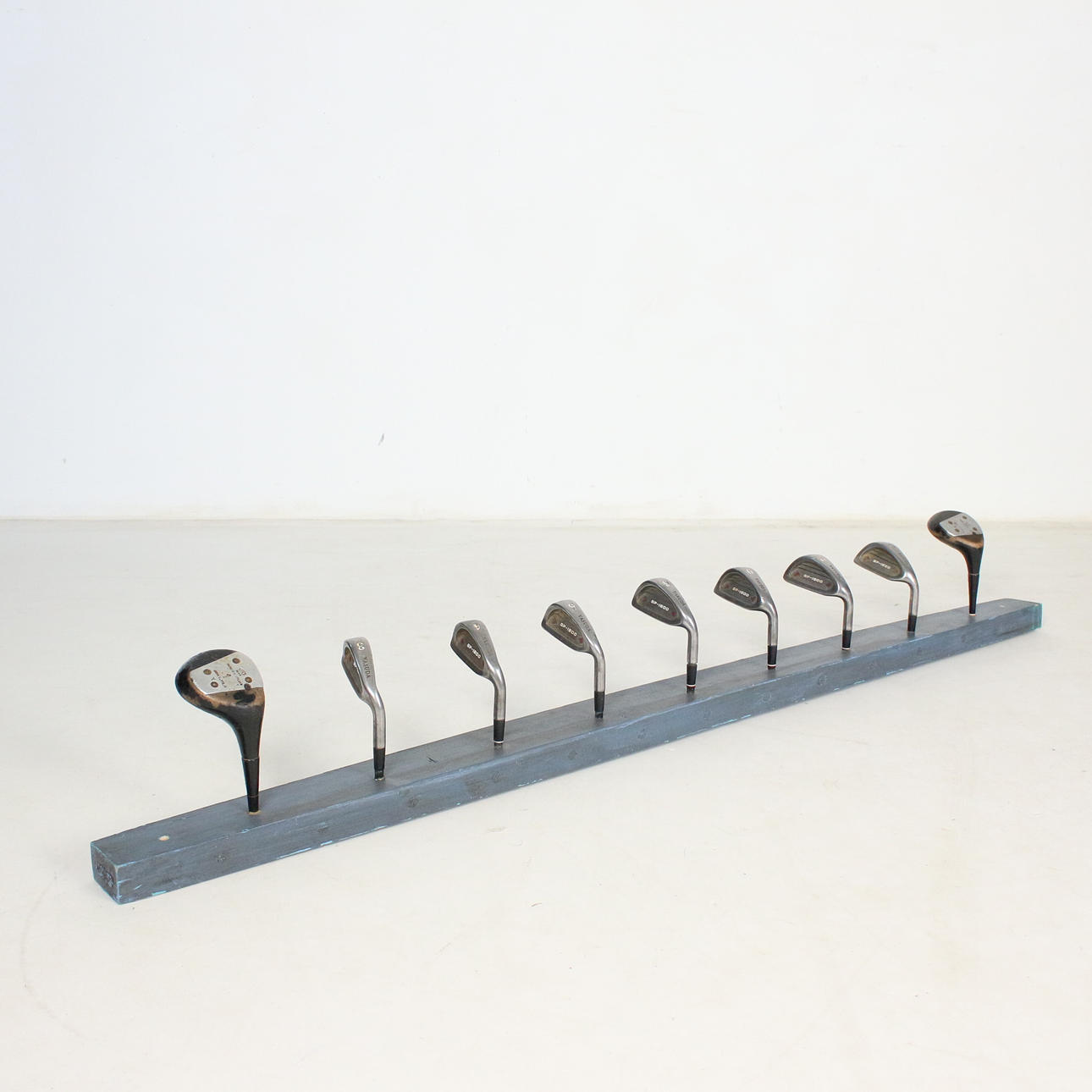 Garderobe 'Golfschläger', Unikat.