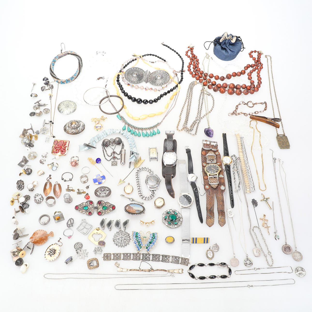 SCHMUCK, Ein Menge, Halsketten, Armbänder, Modeschmuck usw.