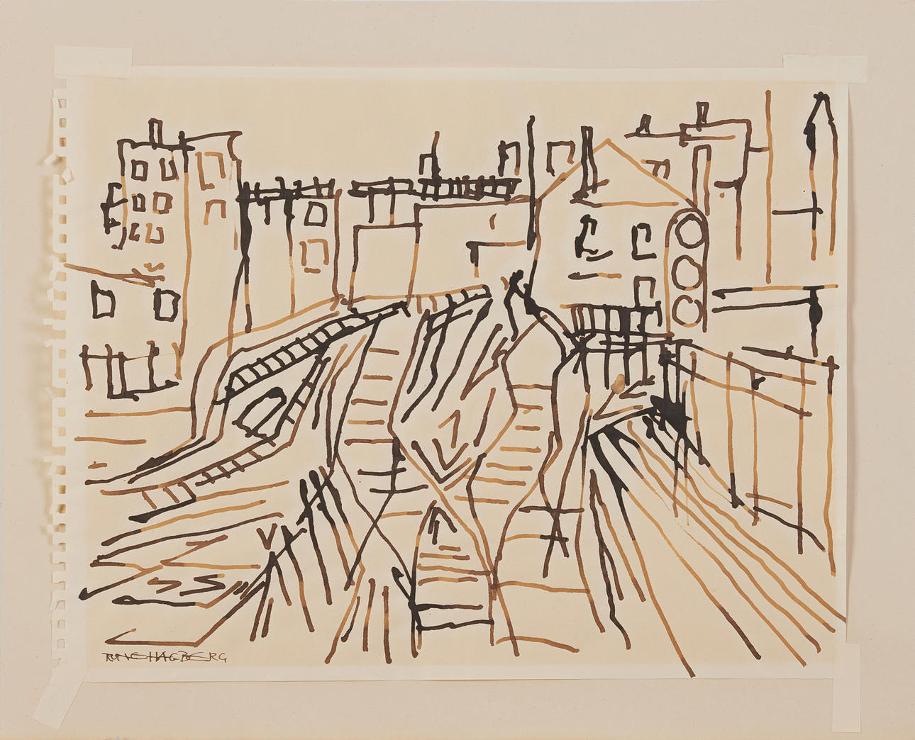 RUNE HAGBERG. Stadsvy.