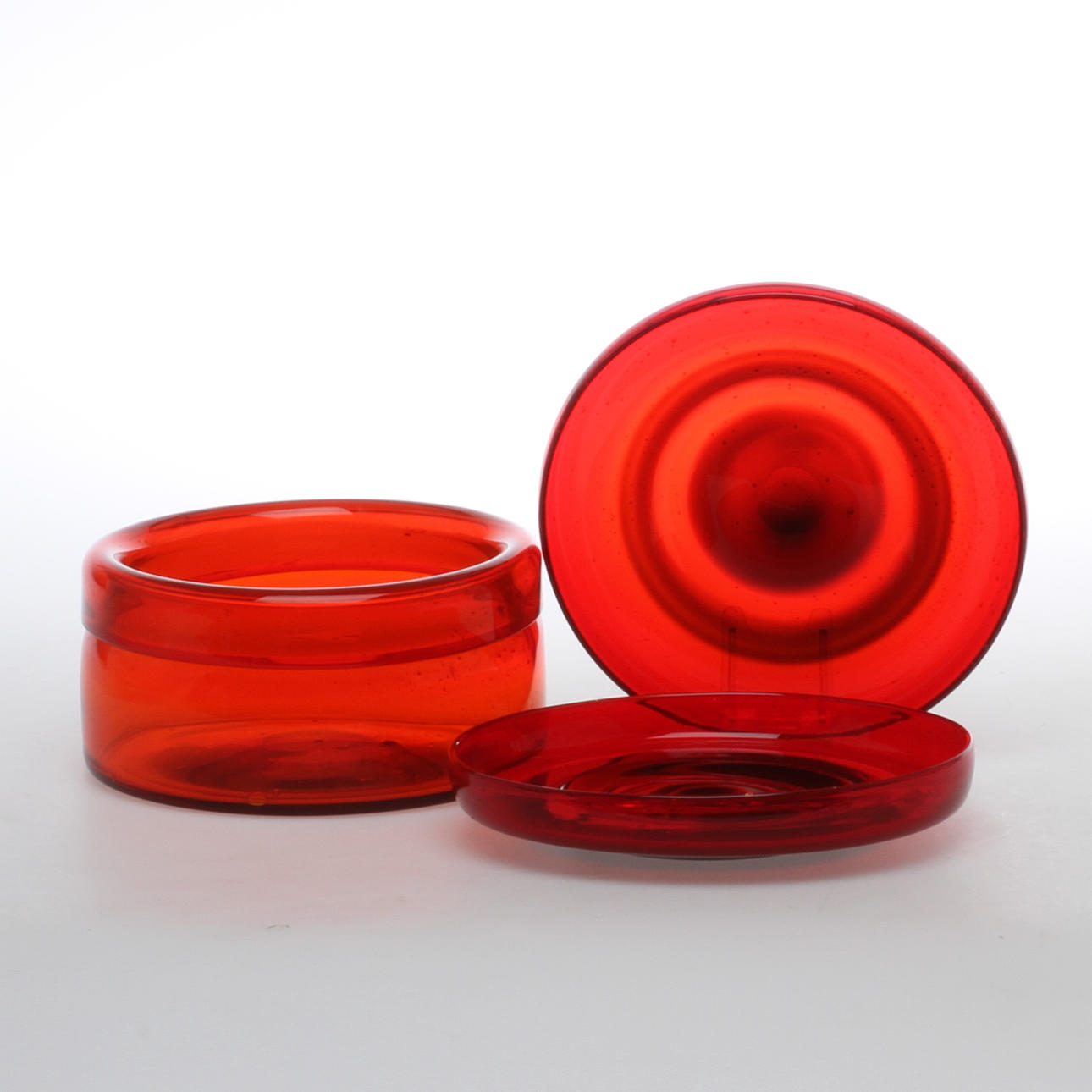 ASSIETTER, 7 st, SKÅL, glas, Erik Höglund.