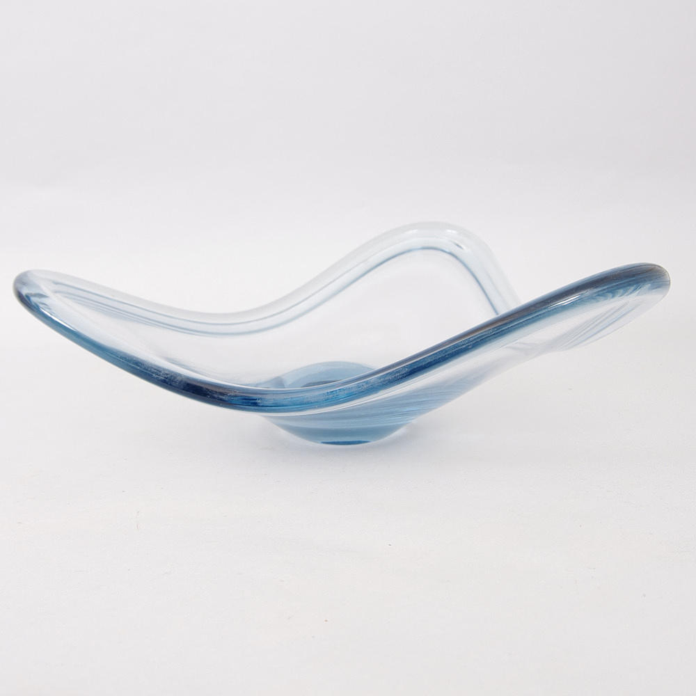 FRUKTSKÅL, glas, Per Lütken, Holmegaard, signerad.