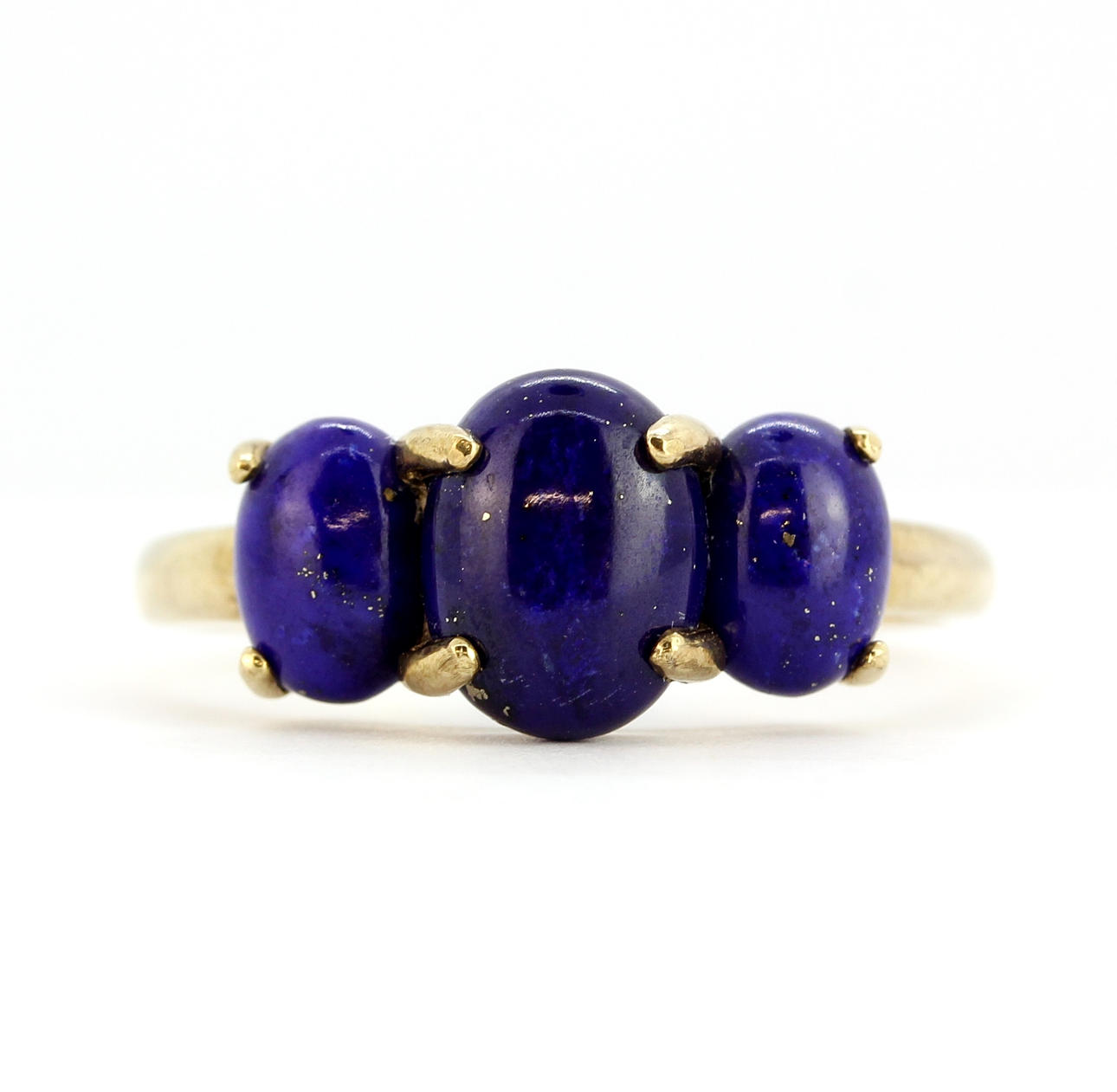 CABOCHON CUT LAPIS LAZULI KULLASORMUS.