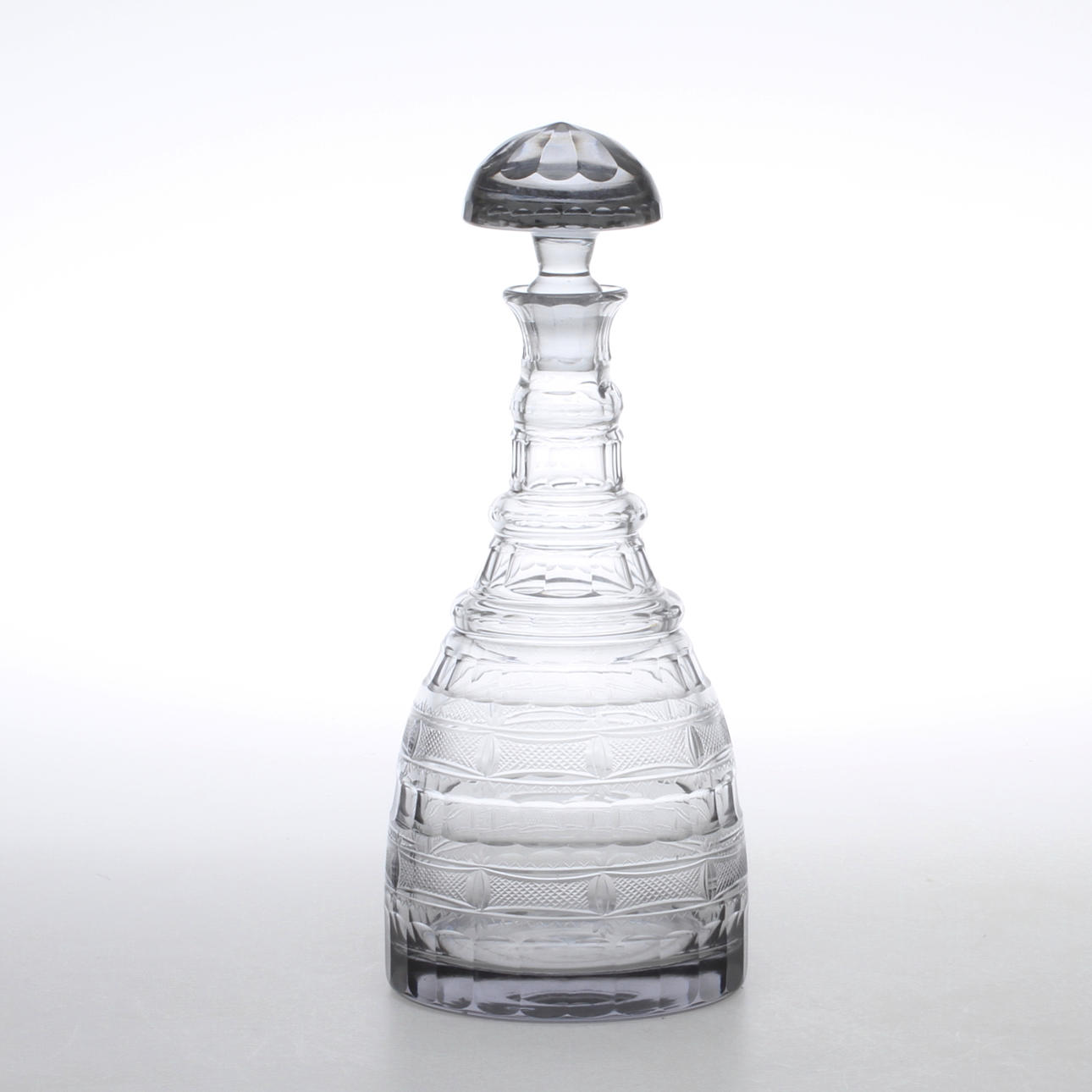 KARAFF, glas, "Hörningsholm", Gerda Strömberg för Strömbergshyttan.