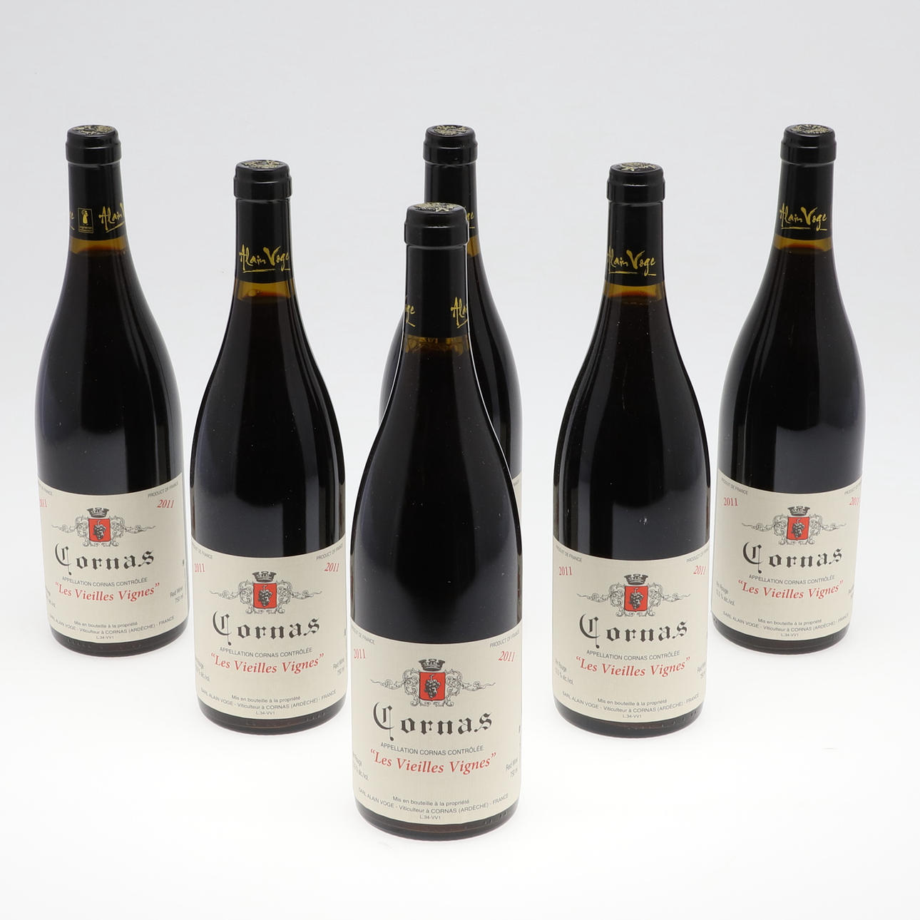 ALAIN VOGES, CORNAS "LES VIELLES VIGNES", 2011.