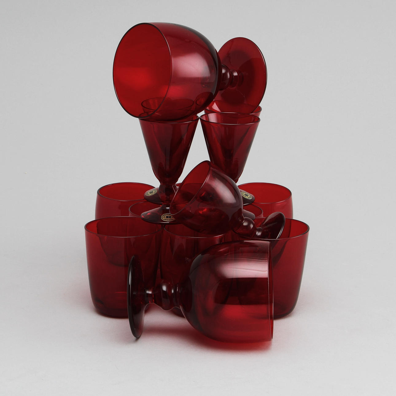 GLASSERVIS, 37 delar, Monica Bratt, Reijmyre.