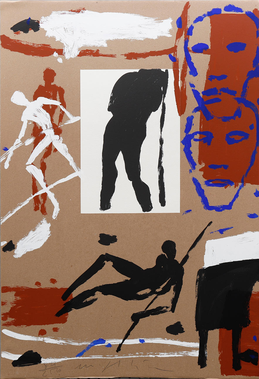 MIMMO PALADINO. Sin título.