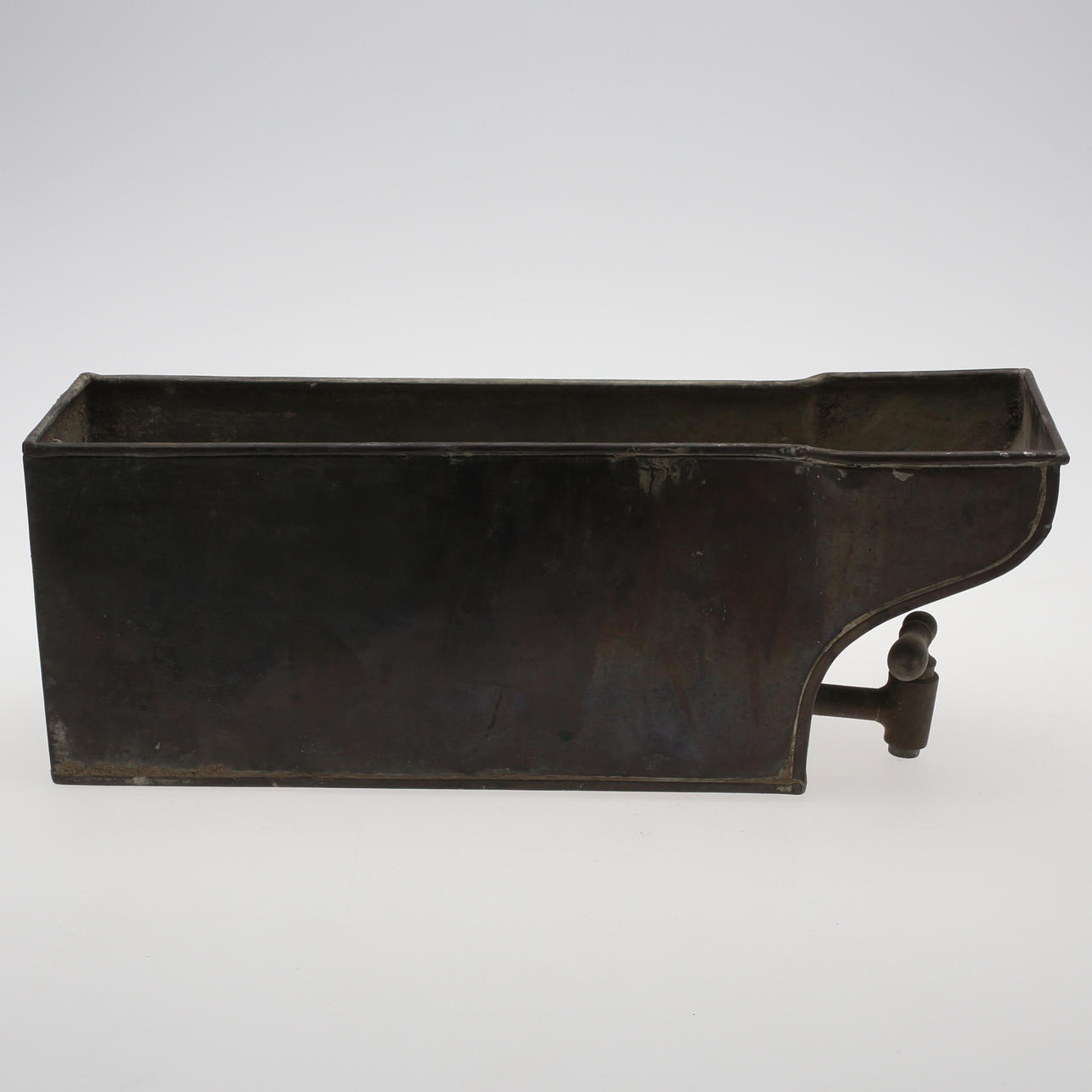 VATTENBEHÅLLARE, för vedspis, koppar.