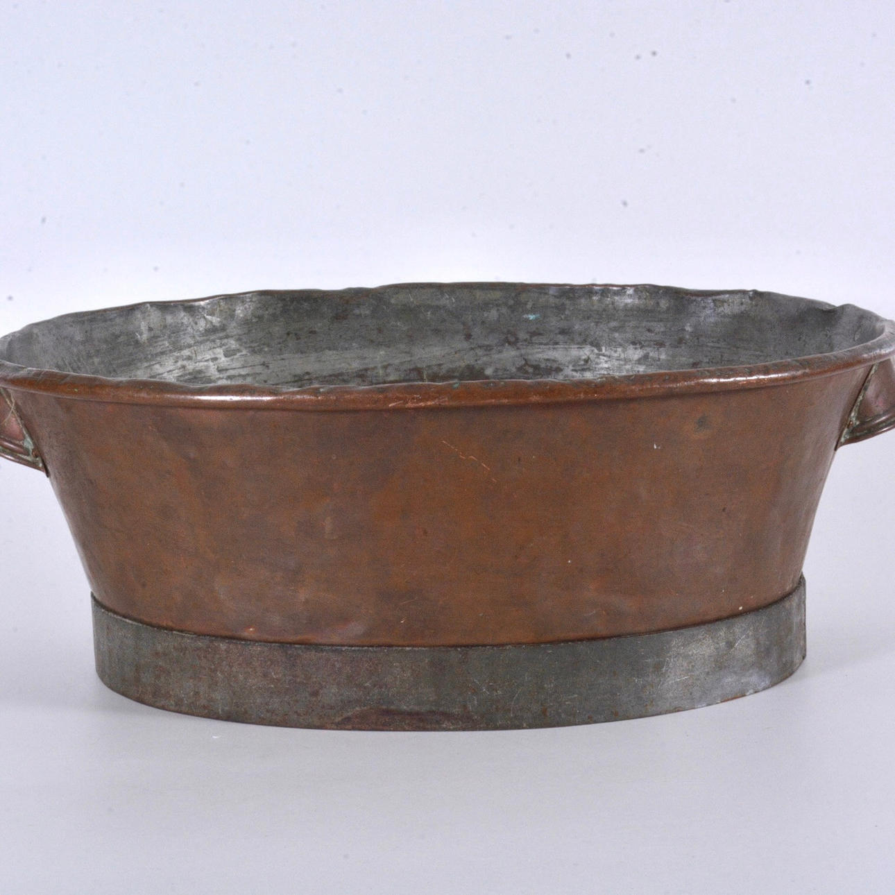 TVÄTTBALJA, koppar, 1800-tal.