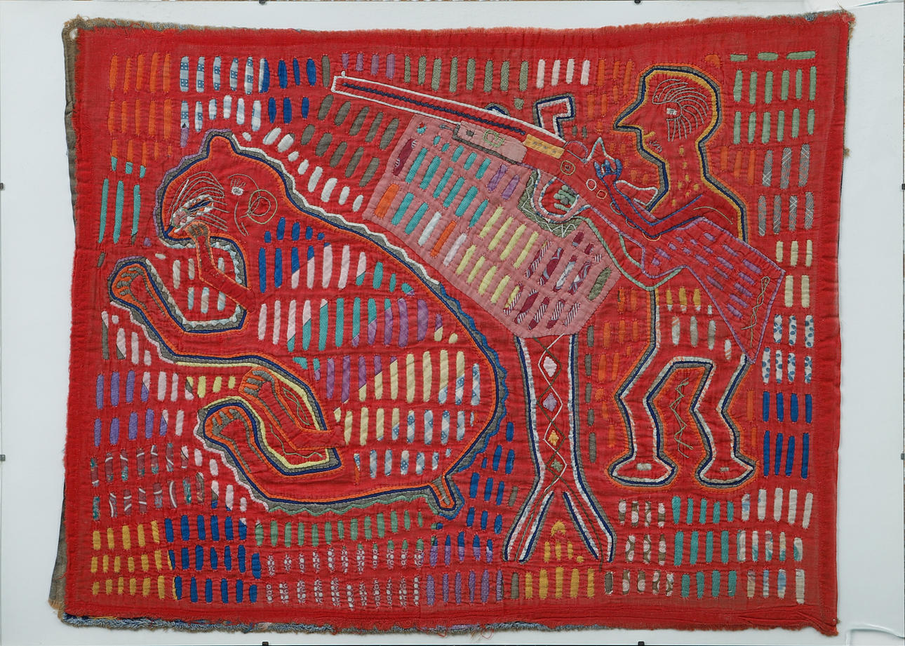 BONAD, Mola, textil. 47x60 cm.