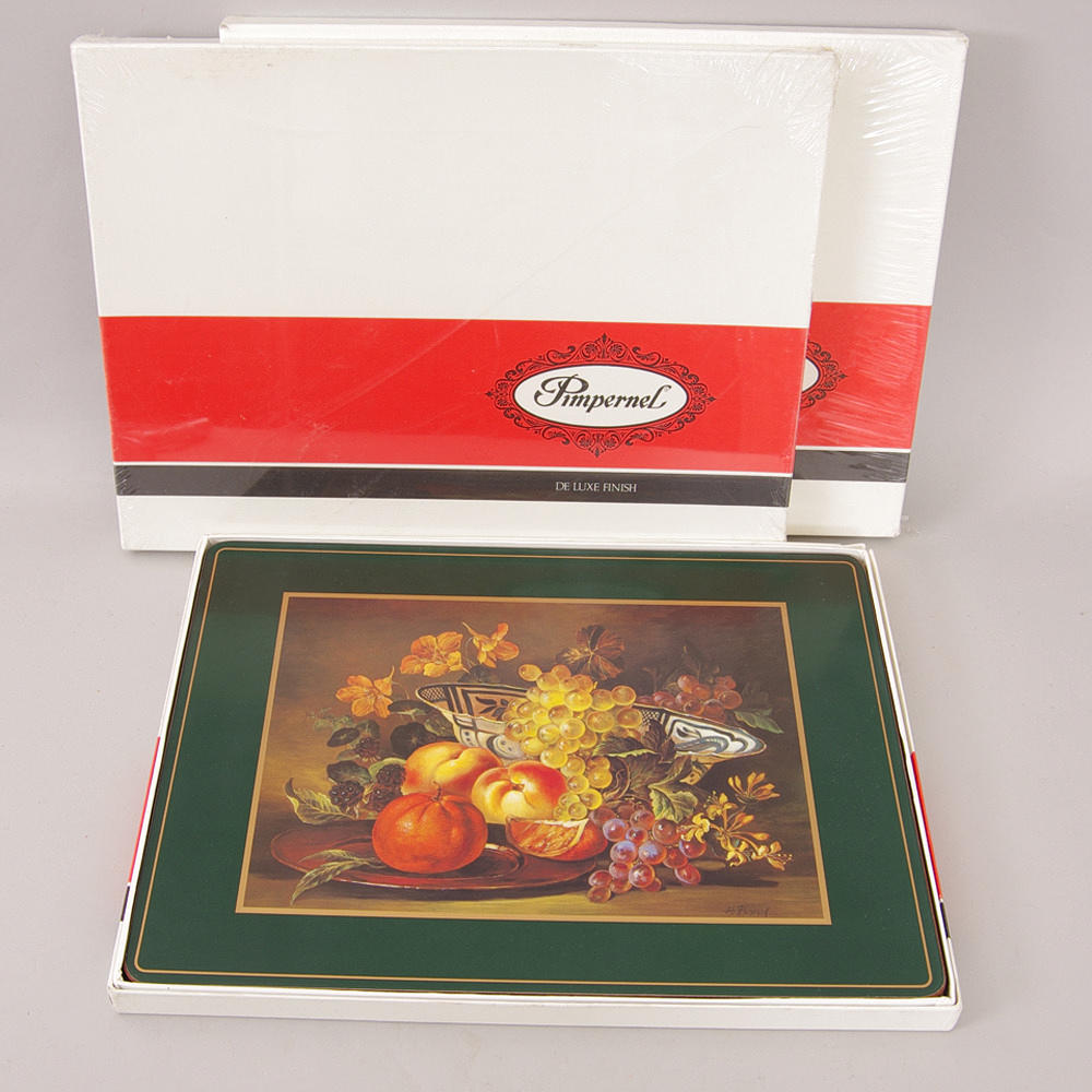 UNDERLÄGG, 12 stycken, Pimpernel.