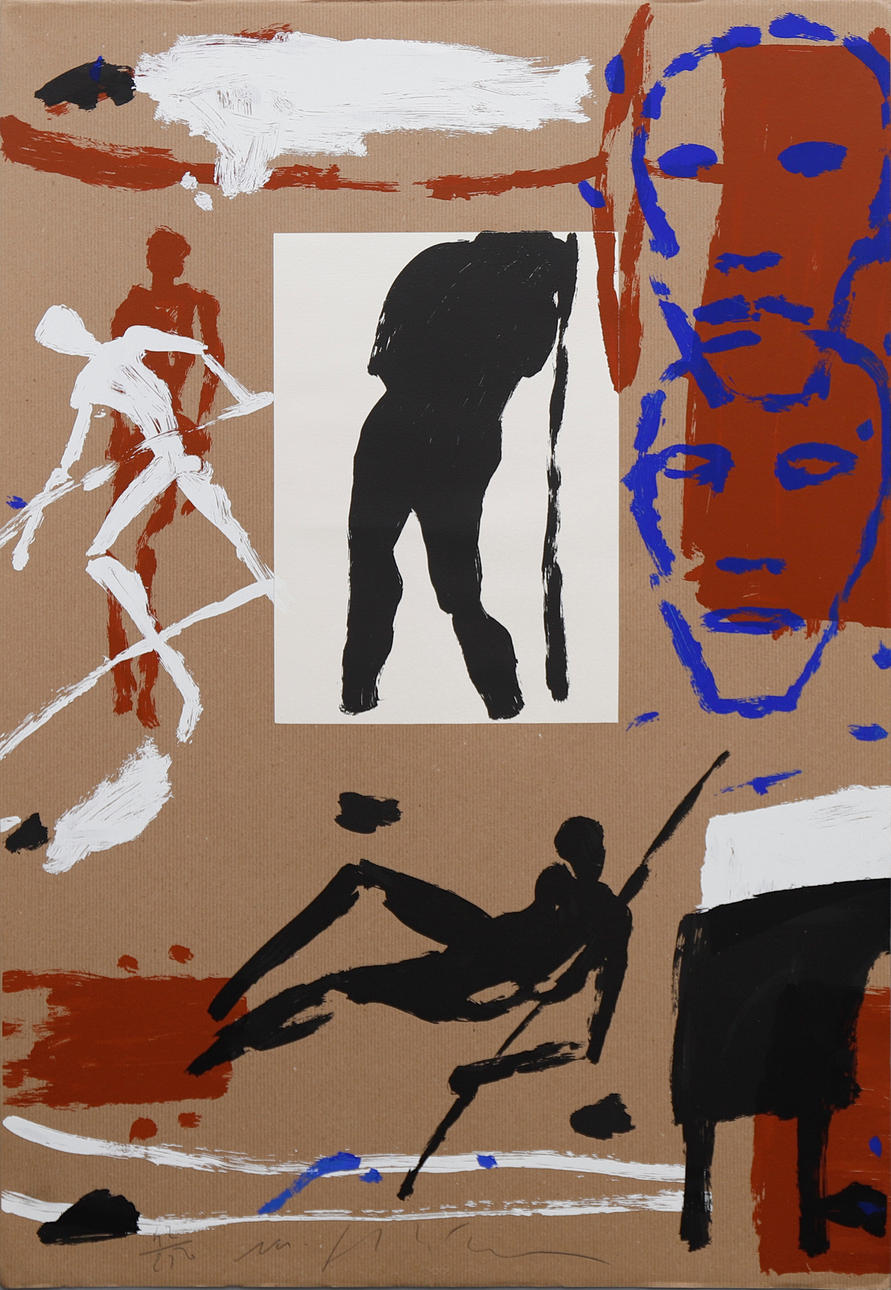 MIMMO PALADINO. Sin título.