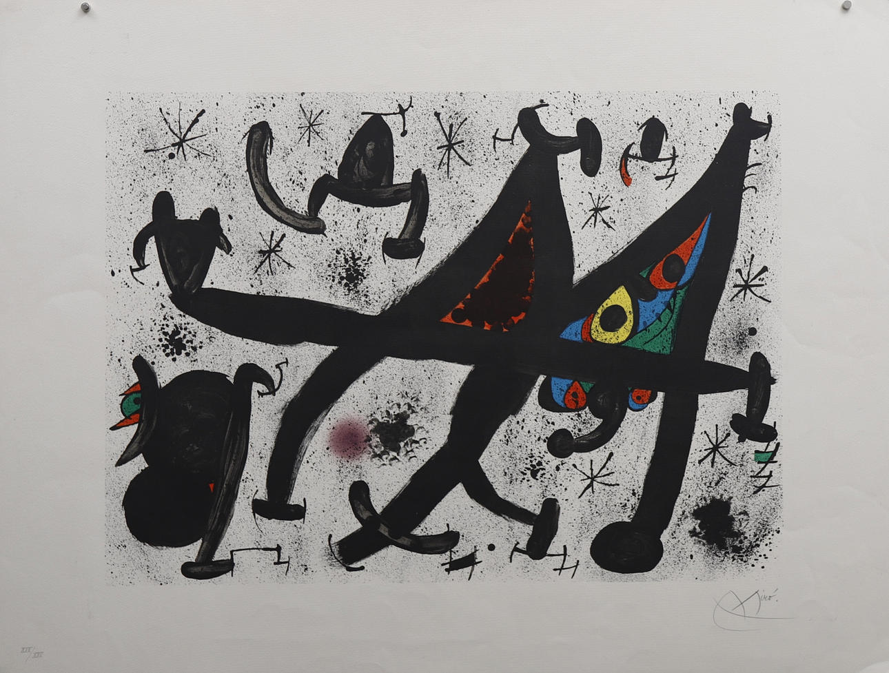 JOAN MIRÓ. Sin título.