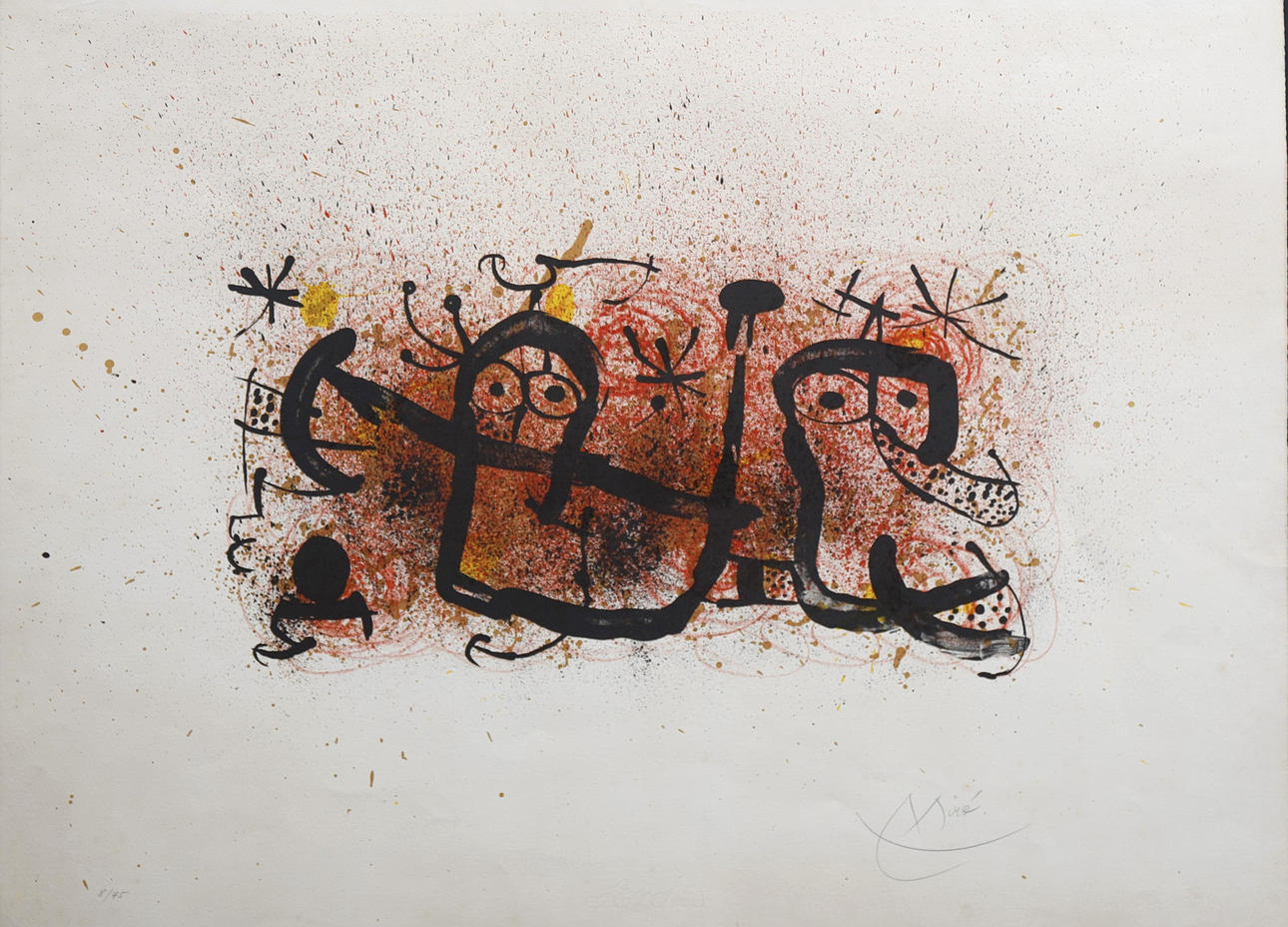 JOAN MIRÓ. Sin título.