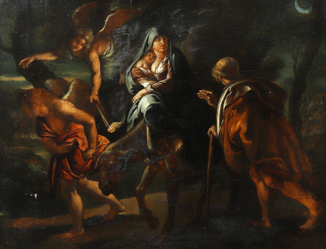AFTER SIR PETER PAUL RUBENS (1577-1640). THE FLIGHT INTO EGYPT.
