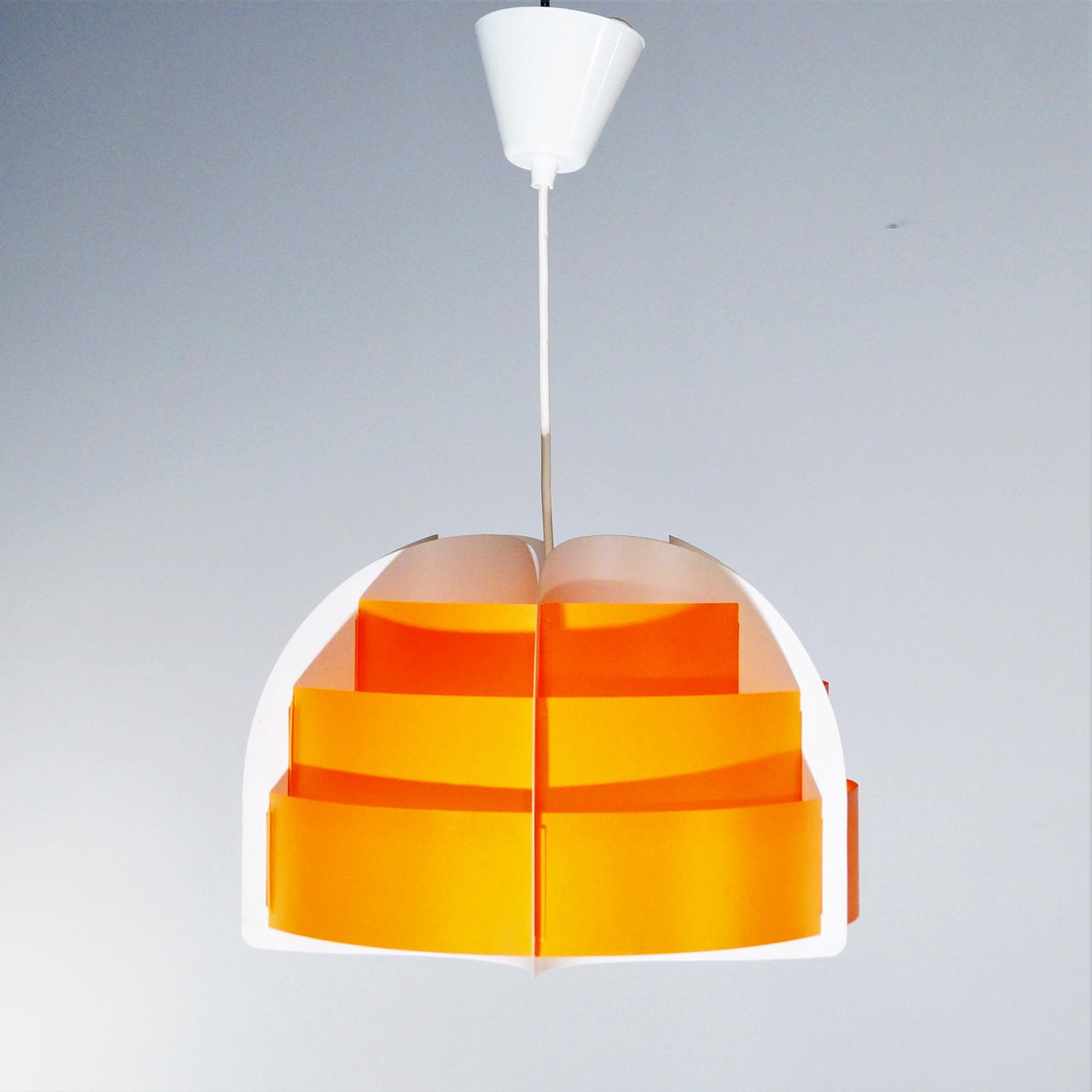 LARS SCHIÖLER. ceiling lamp, plastic, Denmark.